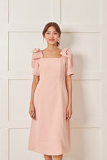 Load image into Gallery viewer, Zeline Midi Ribbon Midi Dress

