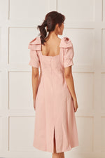 Load image into Gallery viewer, Zeline Midi Ribbon Midi Dress
