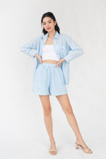 Load image into Gallery viewer, Auria Textured Elastic Shorts
