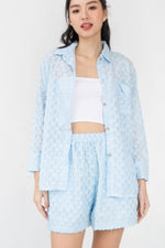 Load image into Gallery viewer, Auria Textured Elastic Shorts
