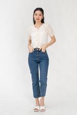 Load image into Gallery viewer, Maci Floral Broderie Top
