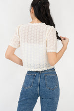 Load image into Gallery viewer, Maci Floral Broderie Top
