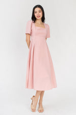 Load image into Gallery viewer, Selene Square Neck Midi Dress
