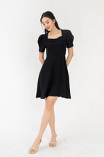 Load image into Gallery viewer, Rina Self Tie Back Ribbon Midi Dress
