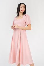 Load image into Gallery viewer, Selene Square Neck Midi Dress
