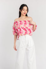 Load image into Gallery viewer, Theresia Floral Off Shoulder Top
