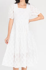 Load image into Gallery viewer, Vanessa Floral Broderie Midi Dress
