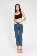 Load image into Gallery viewer, Shiela Crop Top in Black
