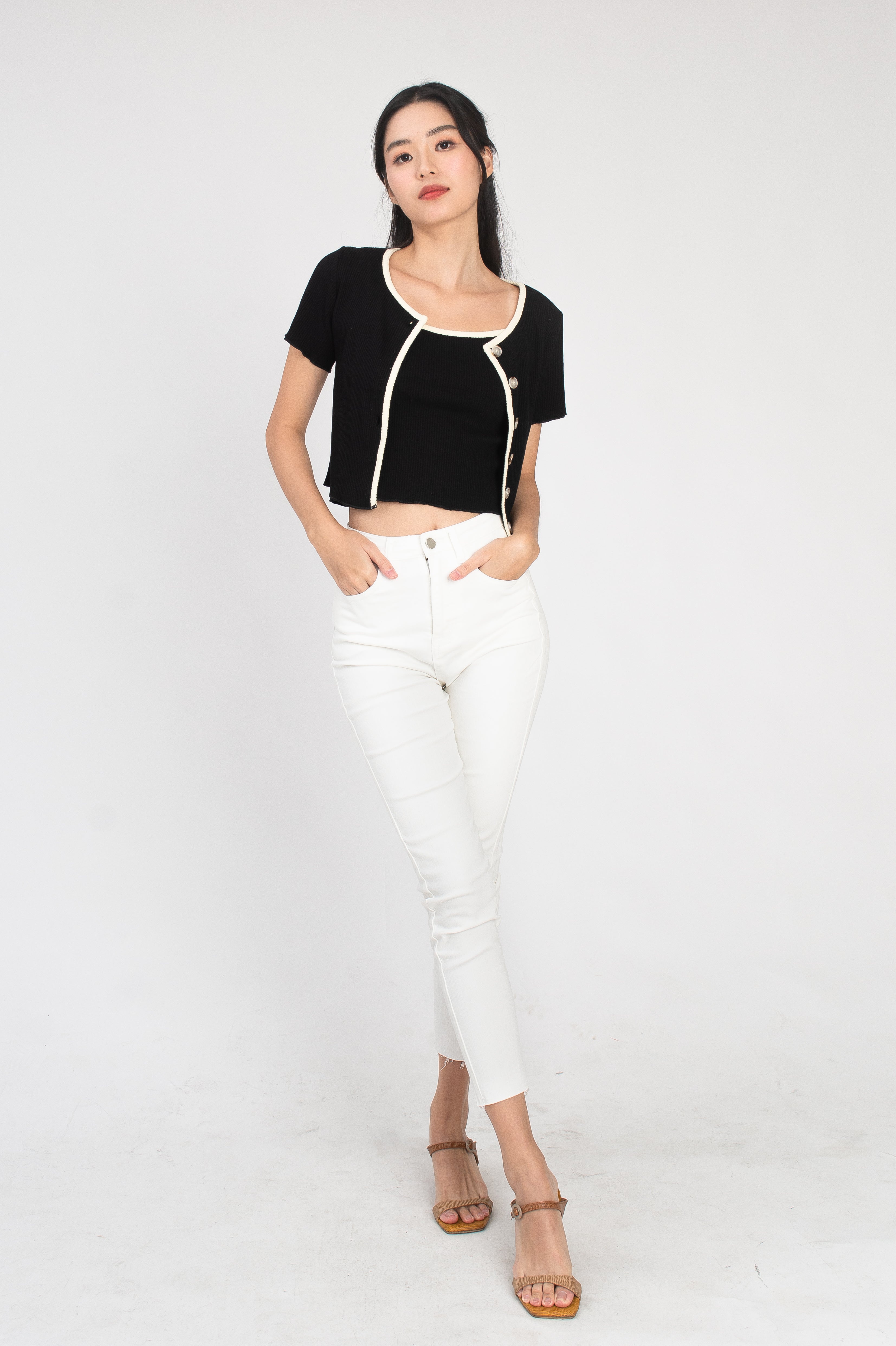 Safina Denim Jeans in White