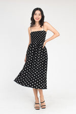 Load image into Gallery viewer, Kelsie Floral All Over Smocked Midi Dress
