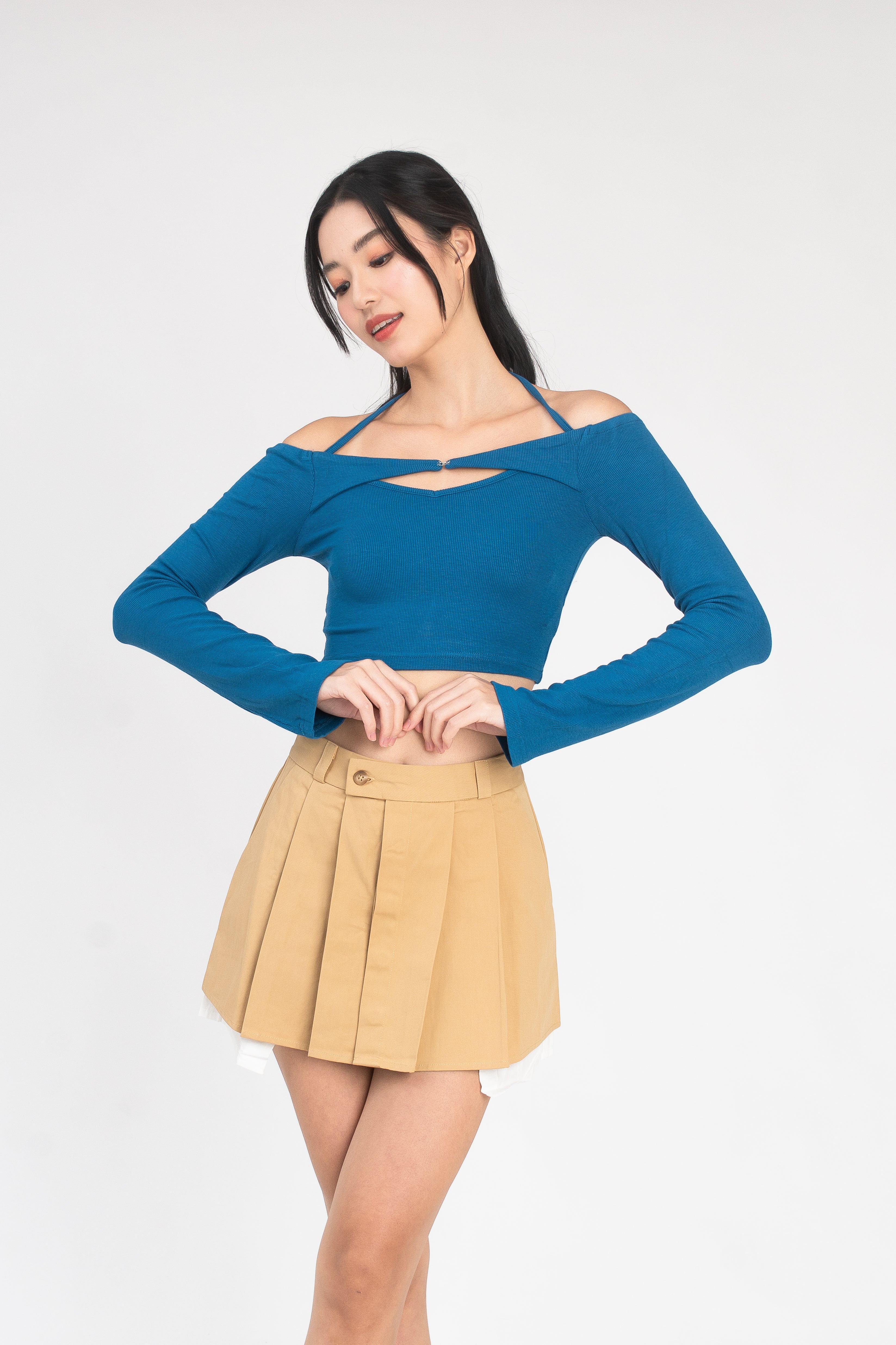 Sheryll Pleated Mini Skirt