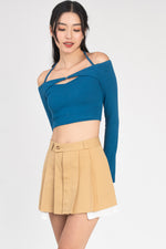 Load image into Gallery viewer, Sheryll Pleated Mini Skirt
