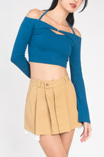 Load image into Gallery viewer, Sheryll Pleated Mini Skirt
