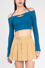 Load image into Gallery viewer, Sheryll Pleated Mini Skirt
