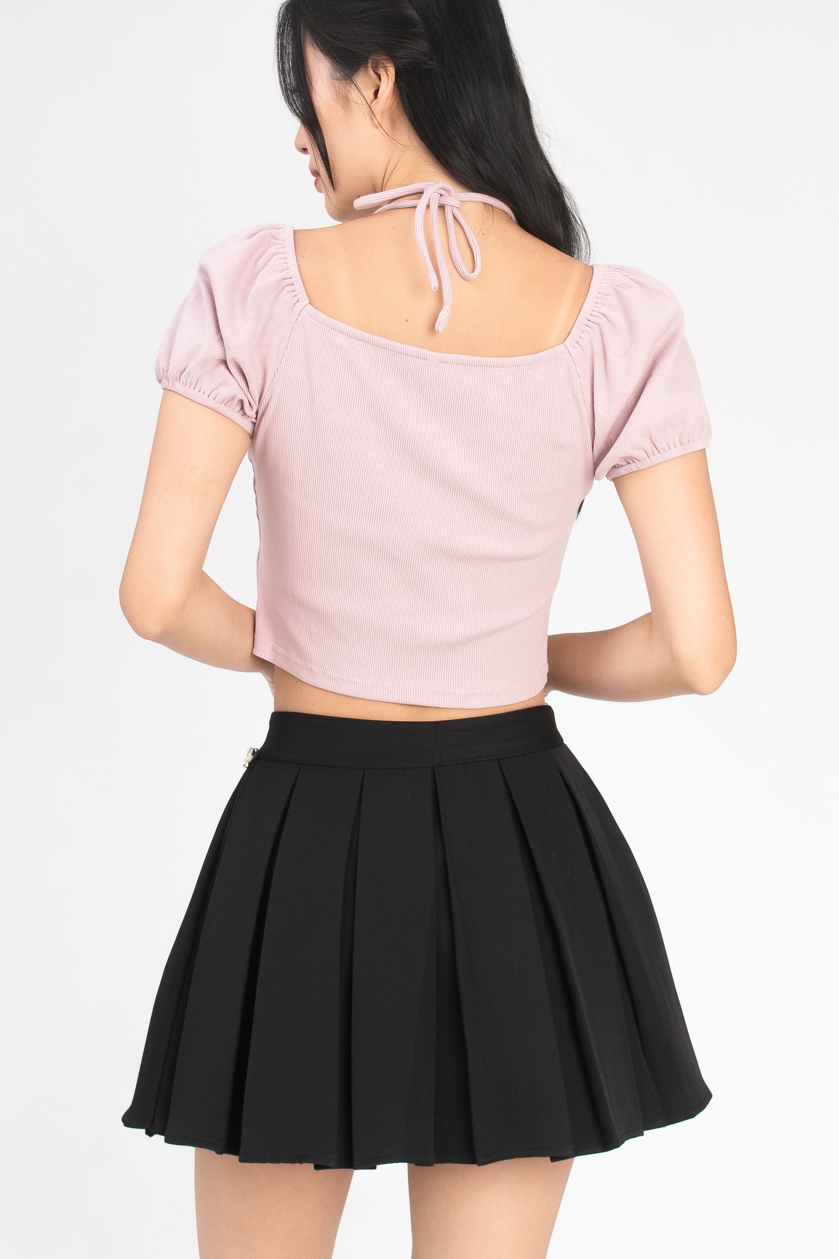 Aryn Halter Neck Crop Top