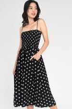 Load image into Gallery viewer, Kelsie Floral All Over Smocked Midi Dress

