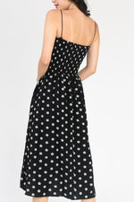 Load image into Gallery viewer, Kelsie Floral All Over Smocked Midi Dress
