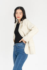 Load image into Gallery viewer, Anastasia Padded Blazer Top
