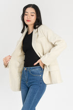 Load image into Gallery viewer, Anastasia Padded Blazer Top
