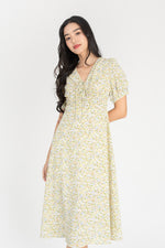 Load image into Gallery viewer, Coreela Floral All Over Midi Dress
