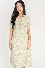 Load image into Gallery viewer, Coreela Floral All Over Midi Dress
