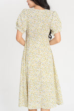 Load image into Gallery viewer, Coreela Floral All Over Midi Dress
