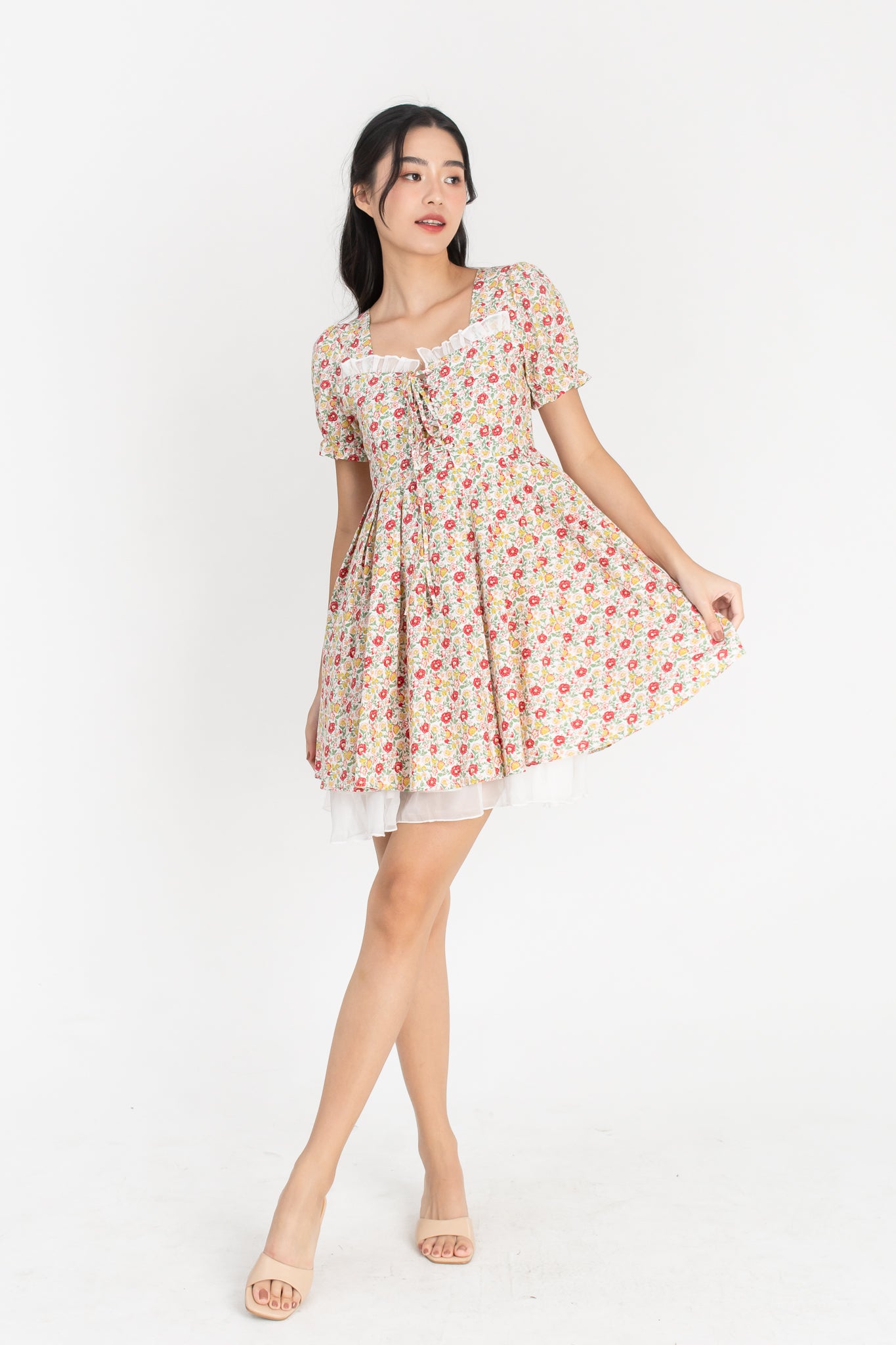 Phoebe Floral All Over Mini Dress