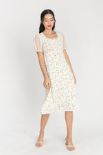 Load image into Gallery viewer, Dariela Floral All Over Midi Dress
