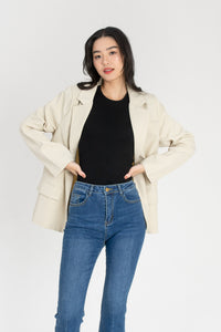 Anastasia Padded Blazer Top