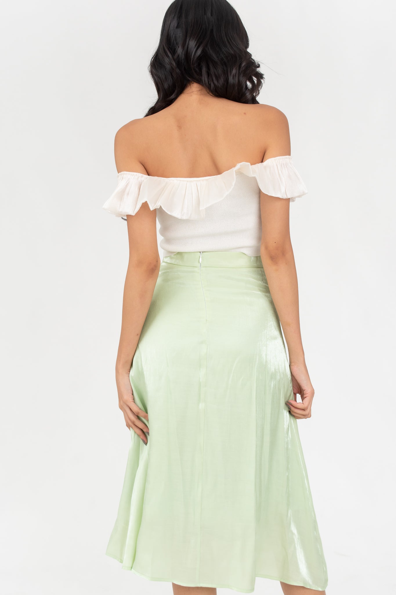 Arriane Off Shoulder Top in White