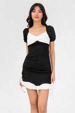 Load image into Gallery viewer, Claudia Ruched Side Mini Dress
