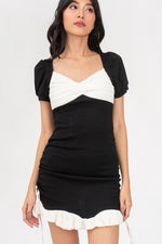 Load image into Gallery viewer, Claudia Ruched Side Mini Dress
