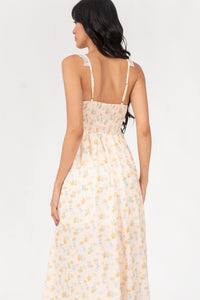 Noreen Sleeveless Floral Midi Dress