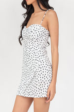 Load image into Gallery viewer, Sadie Polka Dot Mini Dress
