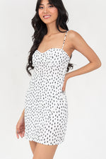 Load image into Gallery viewer, Sadie Polka Dot Mini Dress
