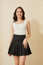 Load image into Gallery viewer, Bevelia Pleated Mini Skirt
