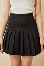 Load image into Gallery viewer, Bevelia Pleated Mini Skirt
