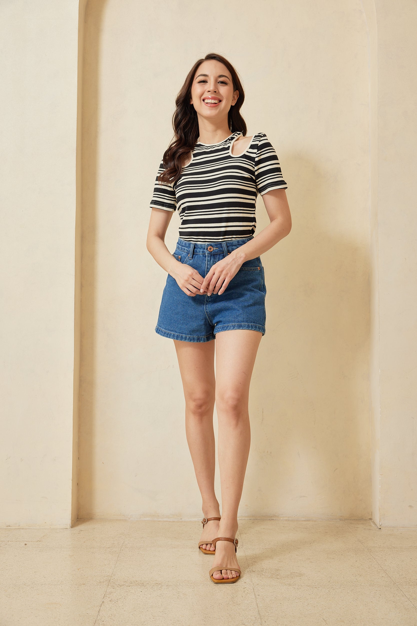 Sylvie Stripes Knitted Top