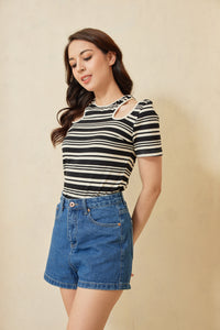 Sylvie Stripes Knitted Top