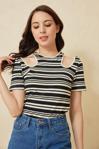 Sylvie Stripes Knitted Top