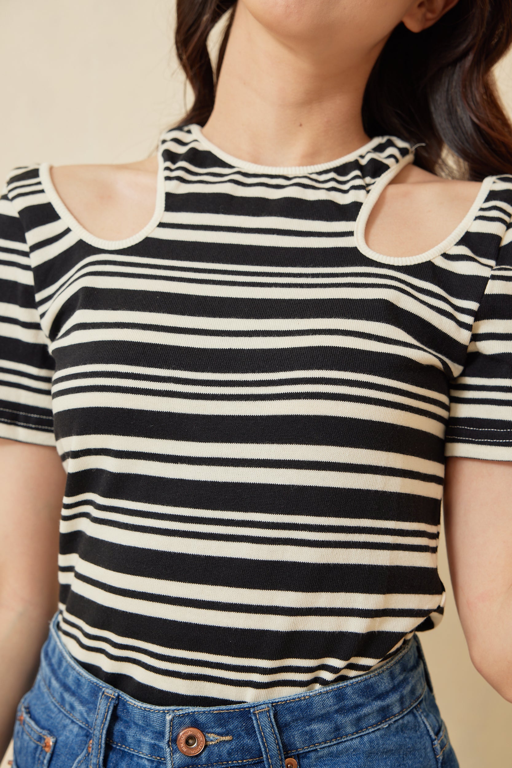 Sylvie Stripes Knitted Top