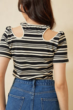 Load image into Gallery viewer, Sylvie Stripes Knitted Top
