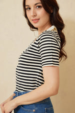 Load image into Gallery viewer, Alby Knitted Stripes Top
