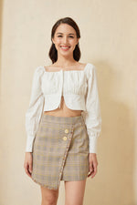 Load image into Gallery viewer, Erielle Gingham Mini Skirt
