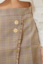 Load image into Gallery viewer, Erielle Gingham Mini Skirt

