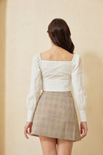 Load image into Gallery viewer, Erielle Gingham Mini Skirt
