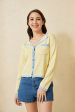 Load image into Gallery viewer, Myra Button Long Sleeve Knitted Top
