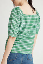 Load image into Gallery viewer, Indi Button Down Gingham Top
